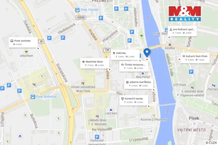 Prodej obchodního prostoru, Písek - Pražské Předměstí, Čechova, 53 m2