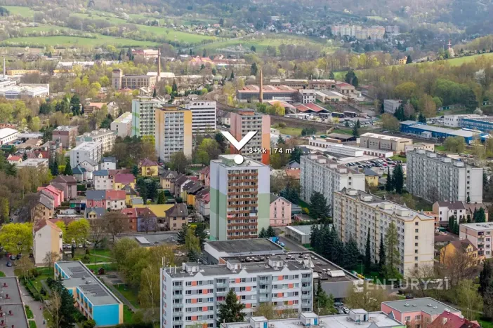 Prodej bytu 3+1, Děčín, Oblouková, 74 m2
