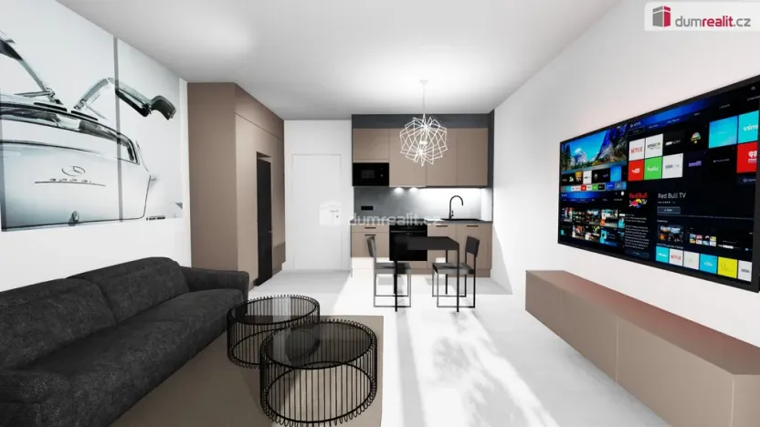 Pronájem bytu 1+kk, Praha - Libeň, Nad Kolčavkou, 30 m2