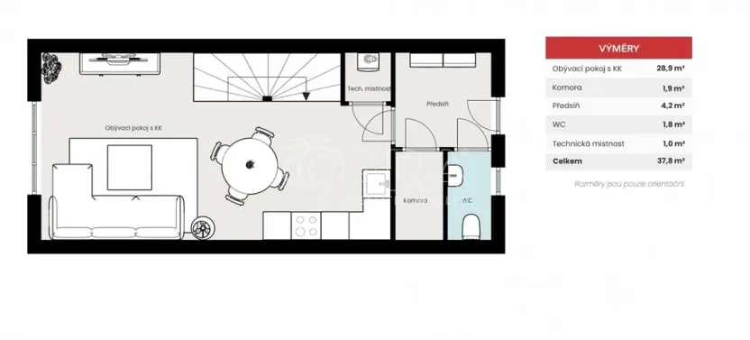 Prodej rodinného domu, Bašť, Brandýská, 88 m2