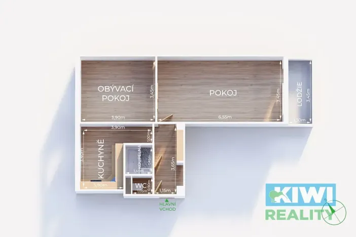 Prodej bytu 2+1, Ostrava, Rabasova, 55 m2