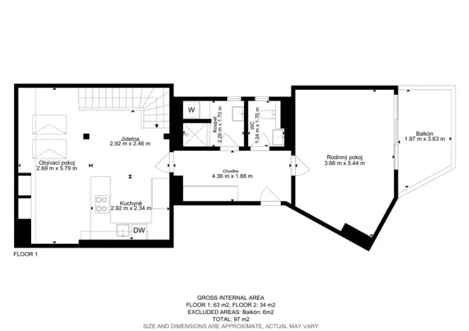 Prodej bytu 3+kk, Praha - Nusle, Táborská, 93 m2