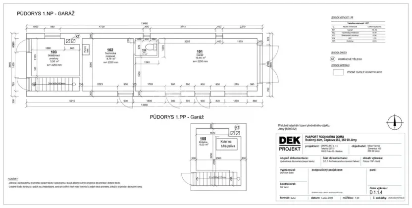 Prodej rodinného domu, Jirny, Čapkova, 150 m2