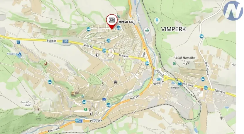 Prodej bytu 1+kk, Vimperk - Vimperk II, Mírová, 24 m2