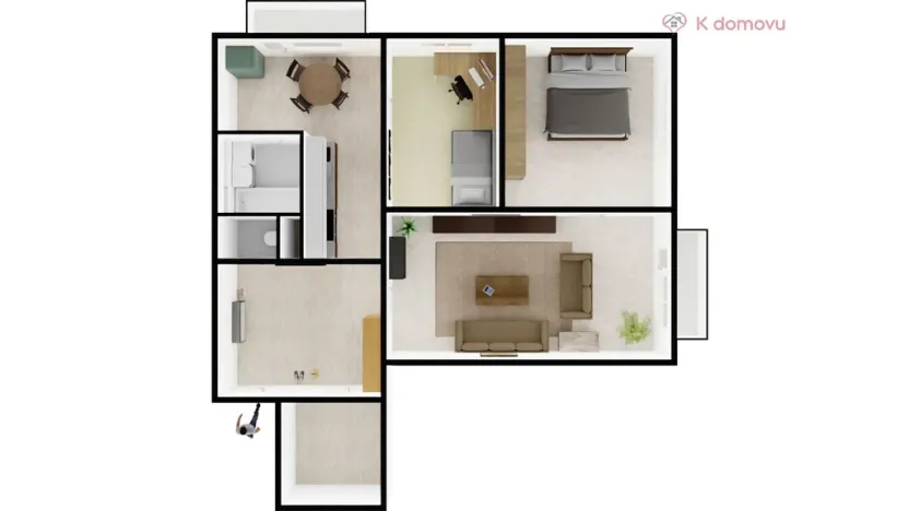 Pronájem bytu 3+1, Zlín - Příluky, Přílucká, 94 m2