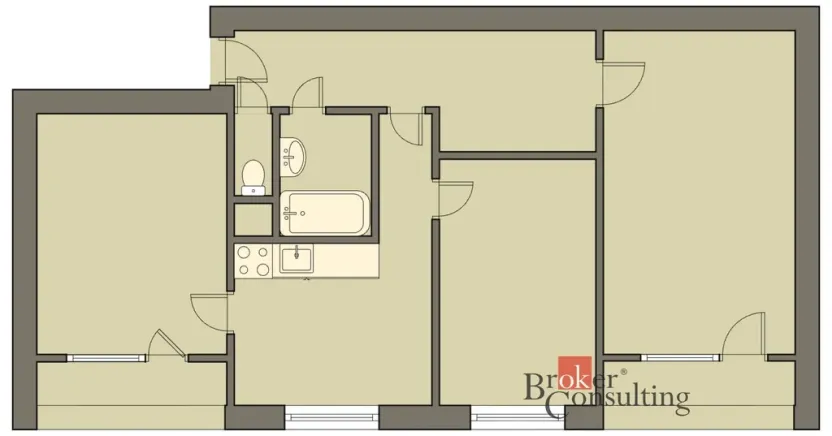 Prodej bytu 3+1, Klatovy - Klatovy III, Mánesova, 81 m2