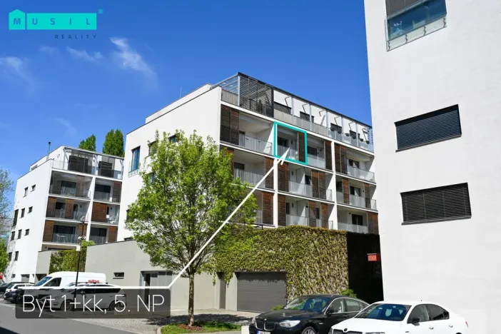 Pronájem bytu 1+kk, Olomouc - Nové Sady, Rokycanova, 37 m2