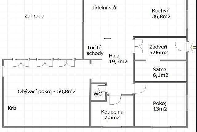 Pronájem rodinného domu, Klínec, 345 m2