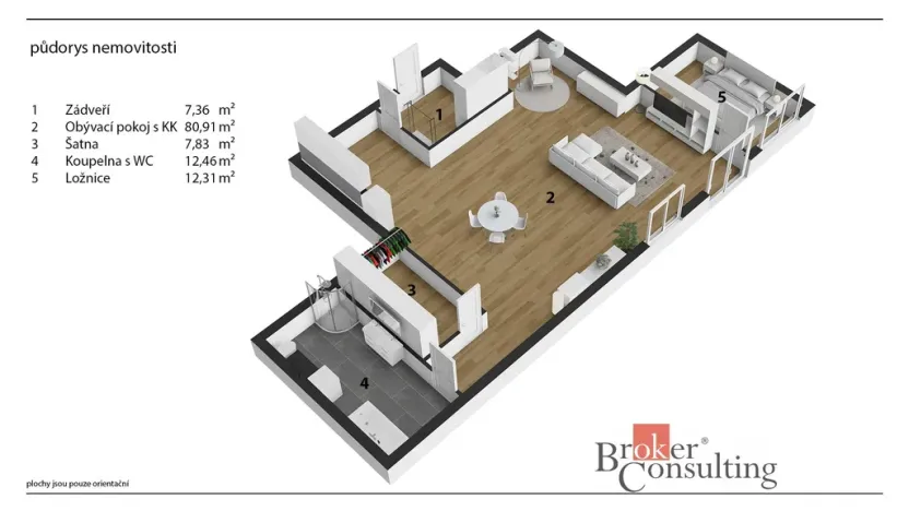Prodej bytu 2+kk, Kladno - Kročehlavy, Arménská, 120 m2