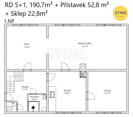 Prodej rodinného domu, Dubňany, Na Pískách, 160 m2