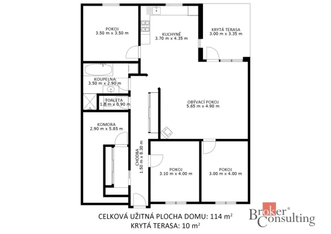 Prodej rodinného domu, Rohatec, Příční, 132 m2
