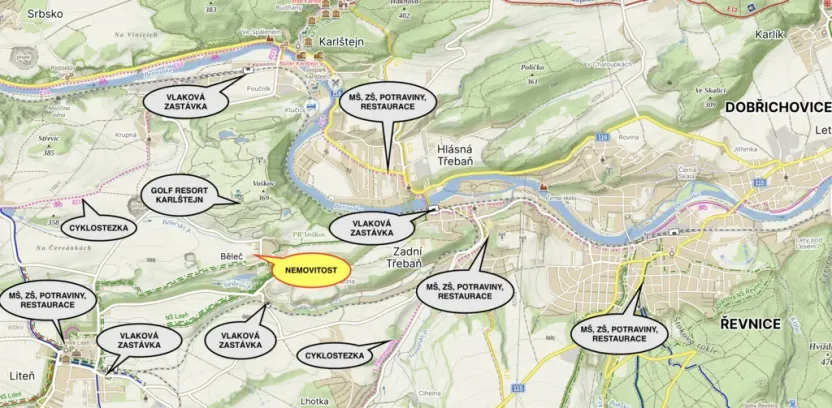 Prodej pozemku pro bydlení, Liteň - Běleč, Karlštejnská, 949 m2