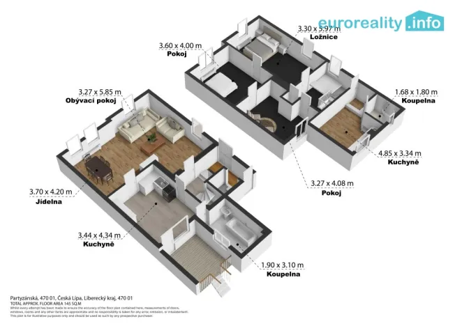 Prodej rodinného domu, Česká Lípa, Partyzánská, 160 m2