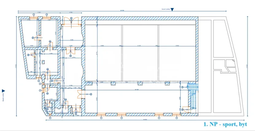 Pronájem komerční nemovitosti, Hostomice, Tyršovo náměstí, 290 m2