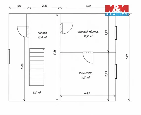 Prodej rodinného domu, Hradec Králové - Rusek, Černilovská, 150 m2