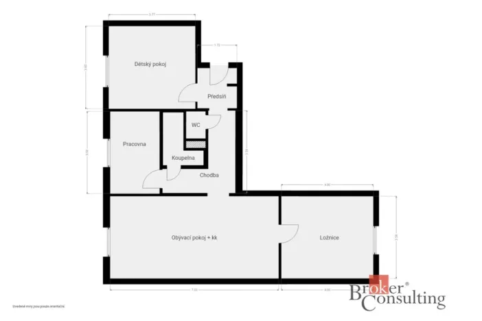 Prodej bytu 4+kk, Plzeň - Lobzy, Rokycanská, 77 m2