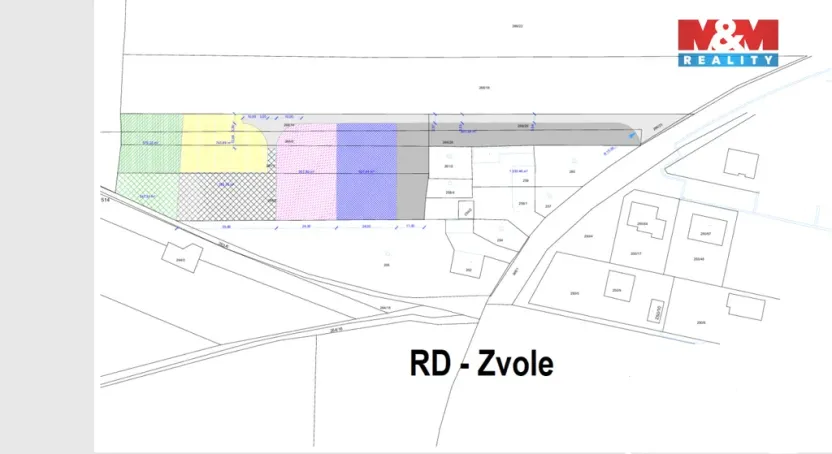 Prodej pozemku pro bydlení, Rychnovek - Zvole, 5250 m2