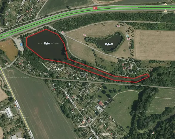 Prodej podílu rybníku, Kroměříž, 4592 m2