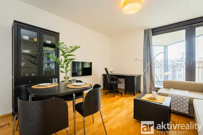 Pronájem bytu 1+kk, Praha - Žižkov, Pitterova, 38 m2