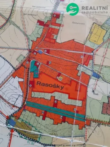 Prodej pozemku pro bydlení, Rasošky, Rasošky, 605 m2