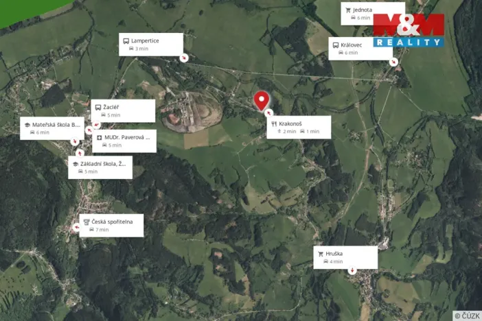 Prodej pozemku pro bydlení, Lampertice, 1125 m2