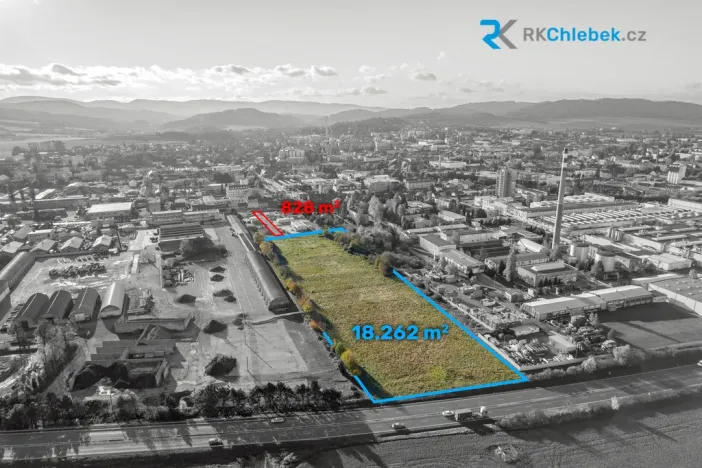 Prodej komerčního pozemku, Šenov u Nového Jičína, 19090 m2