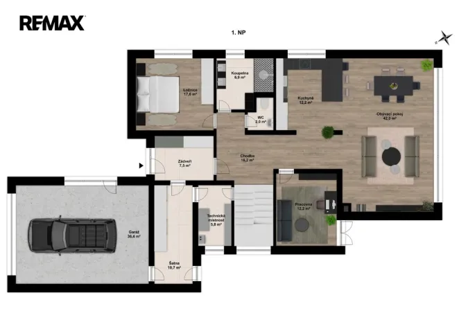 Prodej pozemku pro bydlení, Pozořice, 1215 m2