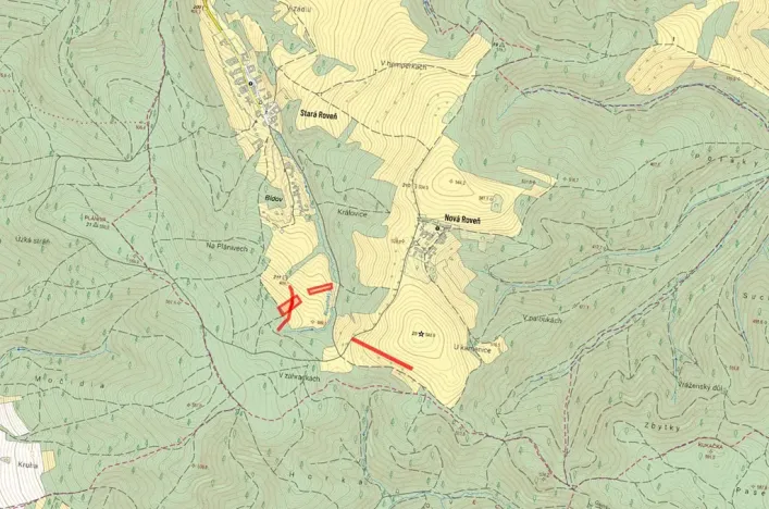 Prodej louky, Městečko Trnávka, 6863 m2