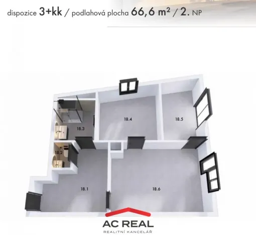 Prodej bytu 3+kk, Brno, Košuličova, 67 m2