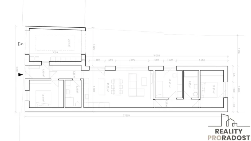 Prodej rodinného domu, Žeravice, 170 m2