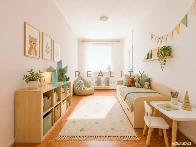 Prodej bytu 2+1, Hodonín, Jižní, 43 m2