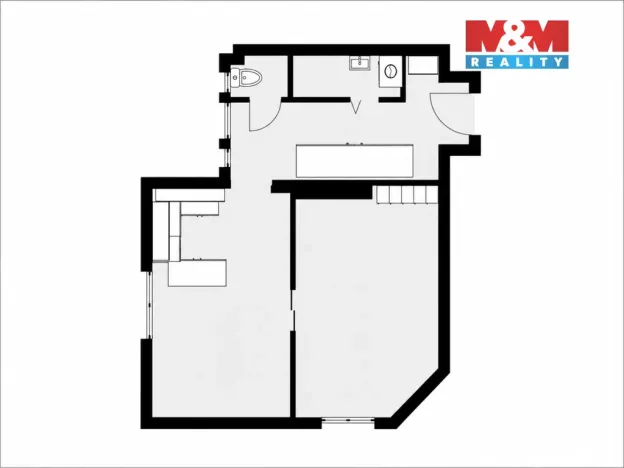 Prodej bytu 1+1, Praha - Vysočany, Na břehu, 43 m2