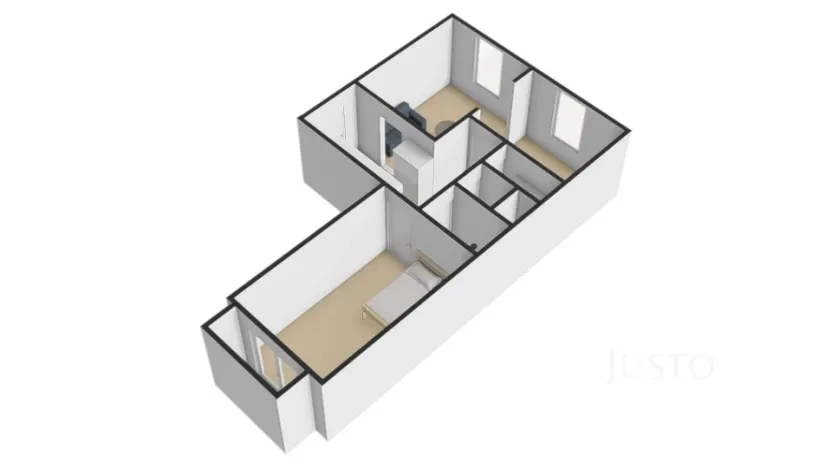 Prodej bytu 2+kk, Most, W. A. Mozarta, 57 m2