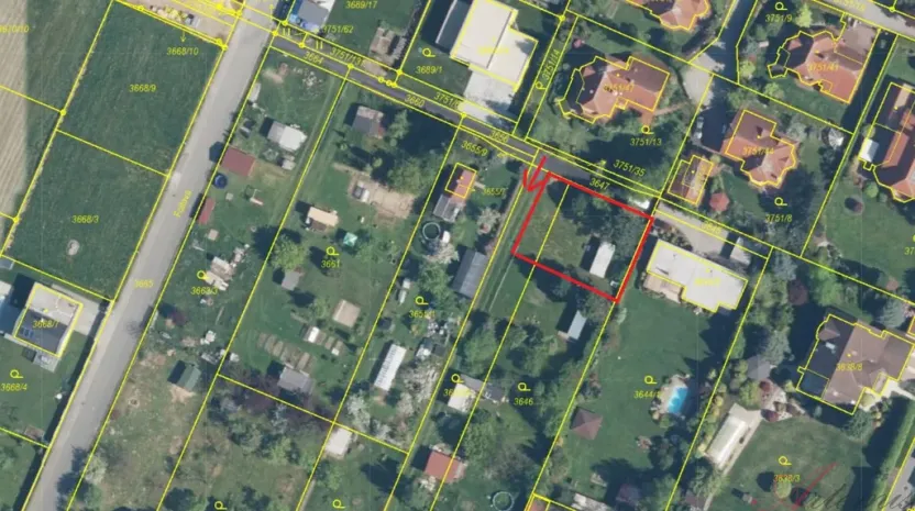 Pronájem zahrady, Ostrava - Stará Bělá, Foltova, 420 m2
