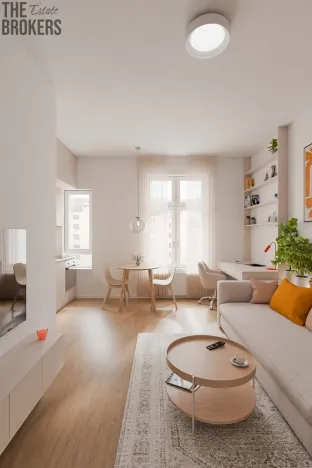 Prodej bytu 1+kk, Praha - Košíře, Plzeňská, 29 m2