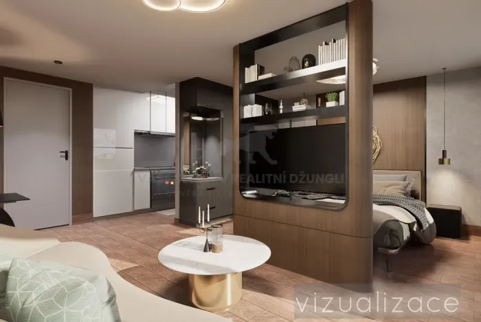 Prodej bytu 1+kk, Praha - Dolní Měcholupy, Honzíkova, 41 m2