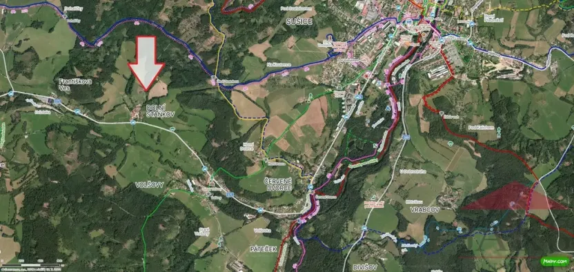 Prodej louky, Sušice, 1971 m2