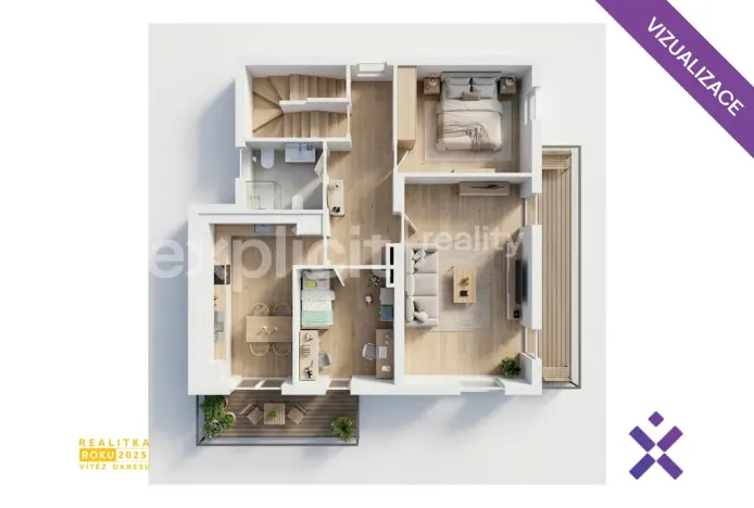 Pronájem bytu 3+1, Zlín, Jiráskova, 78 m2