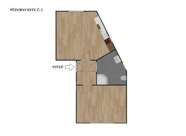Pronájem bytu 2+kk, Brno - Ivanovice, Hřebíčková, 33 m2