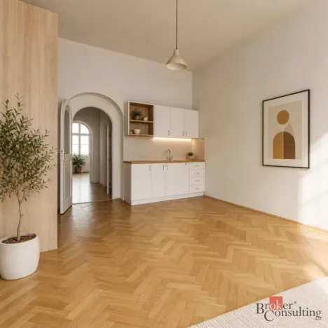 Prodej bytu 2+kk, Praha - Žižkov, Hartigova, 47 m2