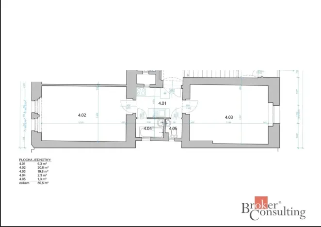 Prodej bytu 2+kk, Praha - Žižkov, Hartigova, 47 m2