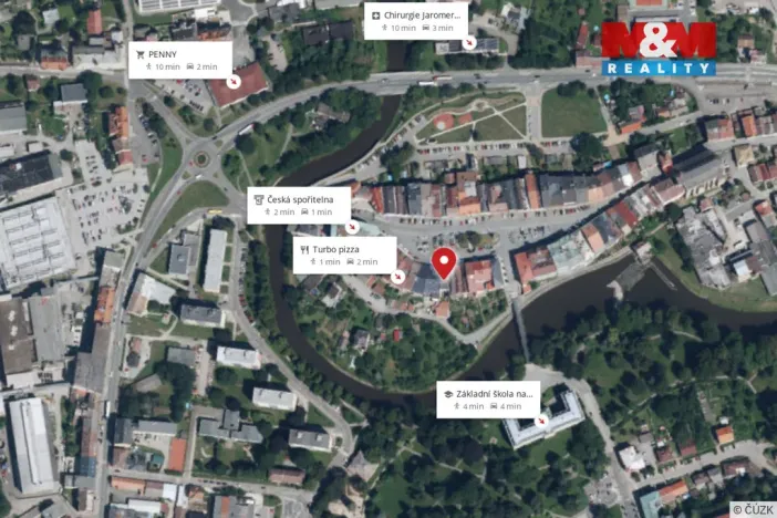 Pronájem bytu 1+1, Jaroměř, nám. Československé armády, 50 m2