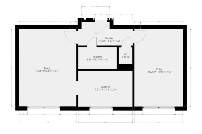 Prodej bytu 2+1, Ústí nad Orlicí, Dukelská, 50 m2