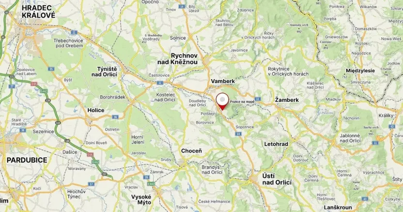 Prodej pozemku, Potštejn, 950 m2