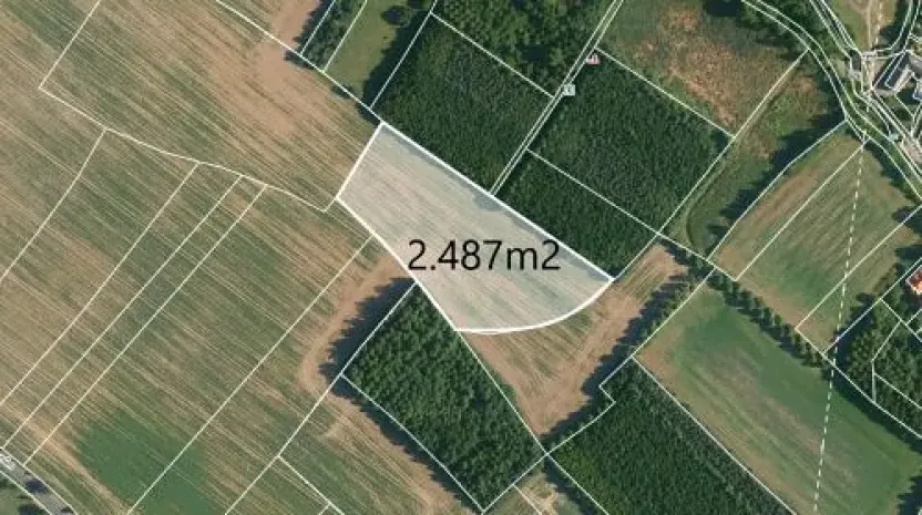 Prodej podílu pole, Praha - Kolovraty, 2486 m2