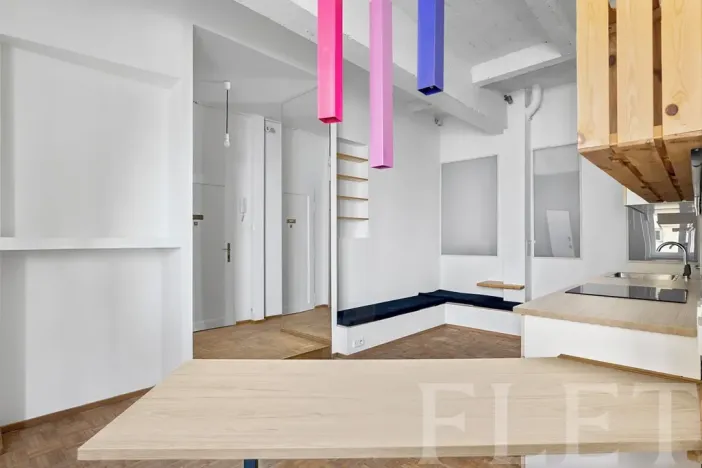Pronájem bytu 2+kk, Praha - Holešovice, Jateční, 56 m2