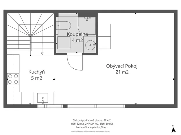 Prodej komerční nemovitosti, Praha, V Podbabě, 90 m2