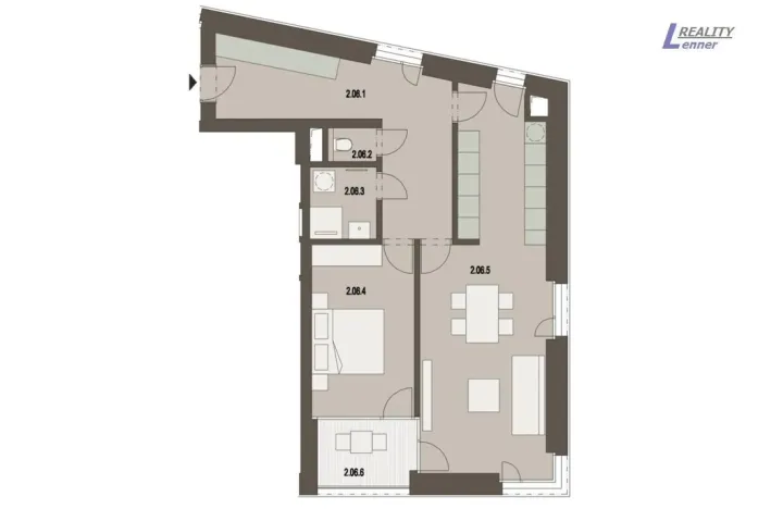 Pronájem bytu 2+kk, Praha - Třebonice, Do zahrádek II, 75 m2