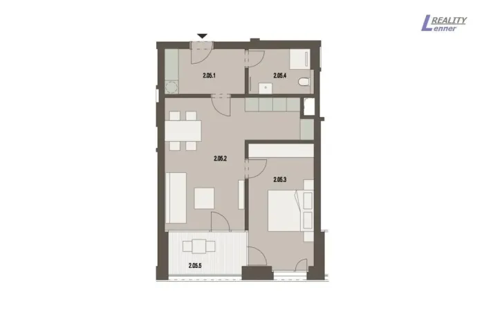 Pronájem bytu 2+kk, Praha - Třebonice, Do zahrádek II, 59 m2