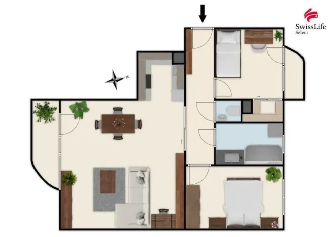 Prodej bytu 3+kk, Praha - Horní Počernice, Ve žlíbku, 74 m2